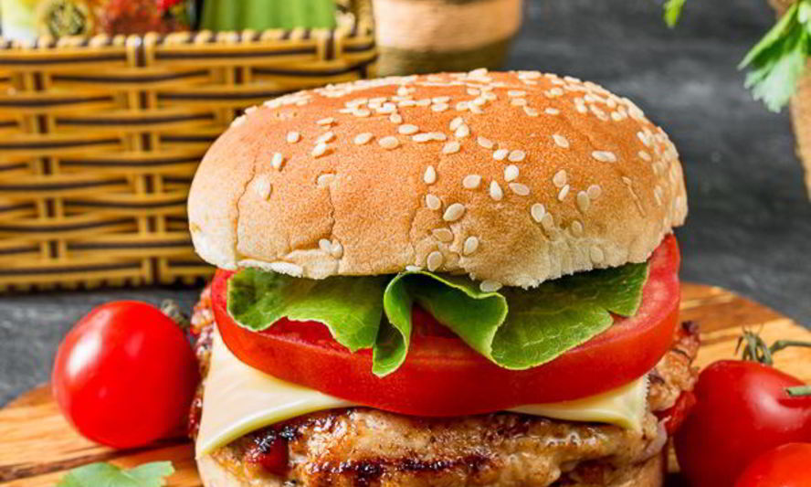 Рецепт куриных бургеров с овощами