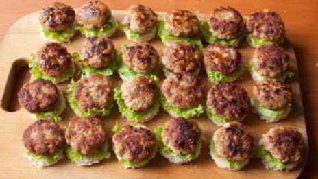 мини-гамбургеры