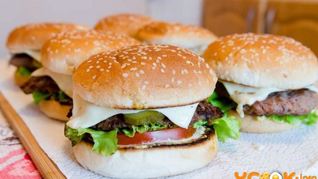 Мясной бургер