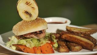 Шашлычный бургер