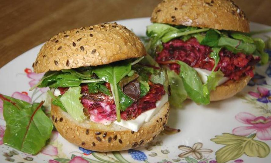 Рецепт свекольно-чечевичных бургеры