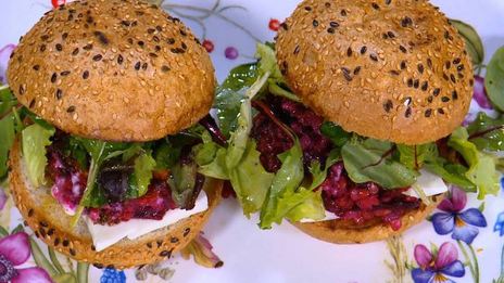 свекольно-чечевичные бургеры