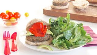 Вегетарианские бургеры с грибами