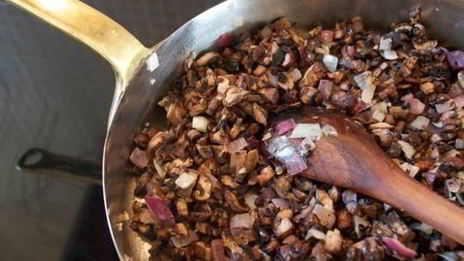 вегетарианские бургеры с грибами