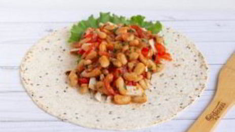 буррито с фасолью