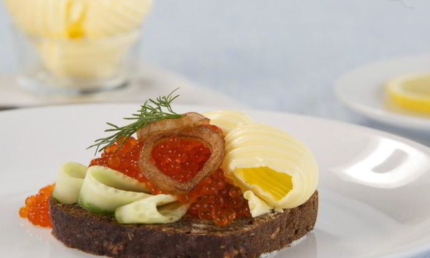 Рецепт бутерброда с икрой