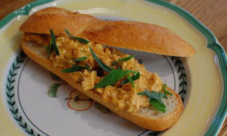 Рецепт бутерброда с восточным акцентом