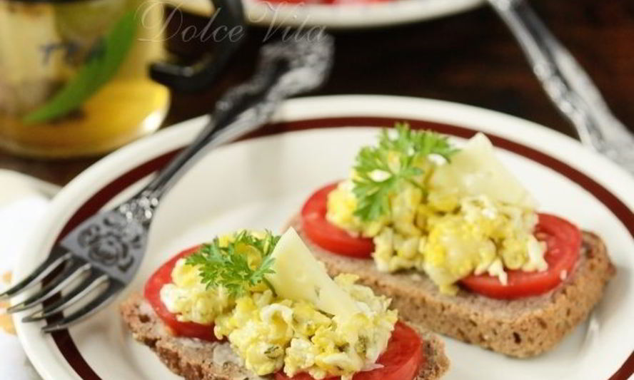 Рецепт бутерброда с яйцом и сыром