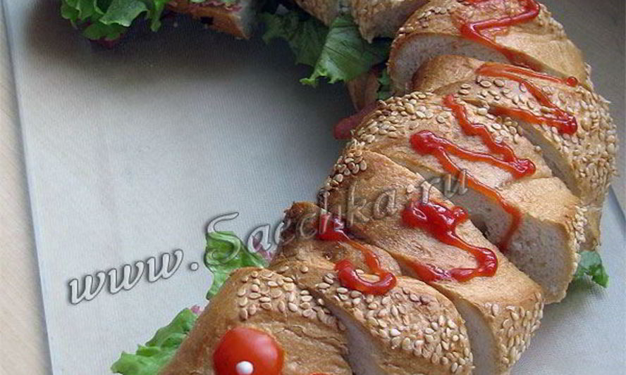 Рецепт бутерброда змея