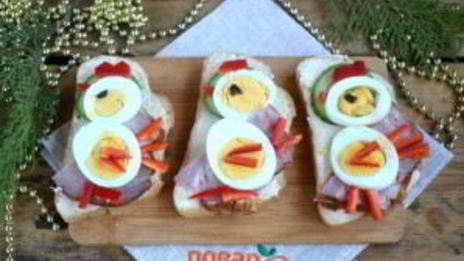 бутерброды петушки