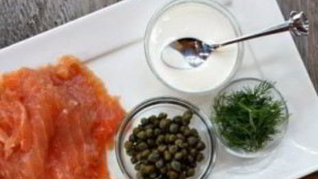 бутерброды с форелью