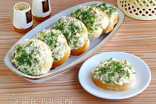 Бутерброды с минтаем