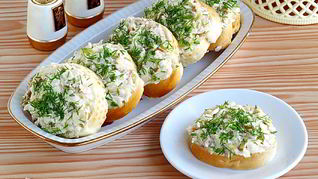 Бутерброды с минтаем