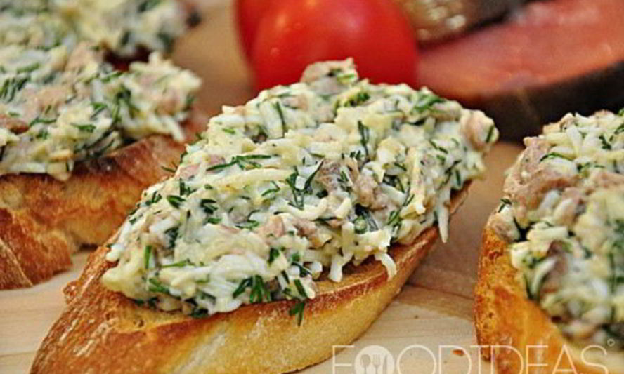 Рецепт бутербродов с печенью трески