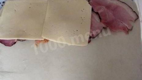 бутерброды с ветчиной