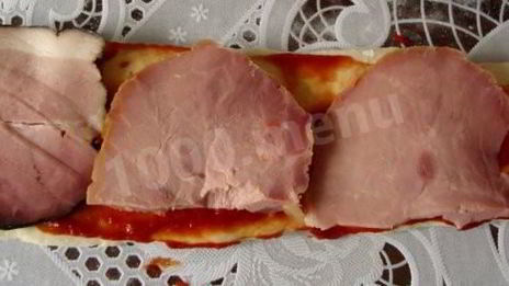 бутерброды с ветчиной