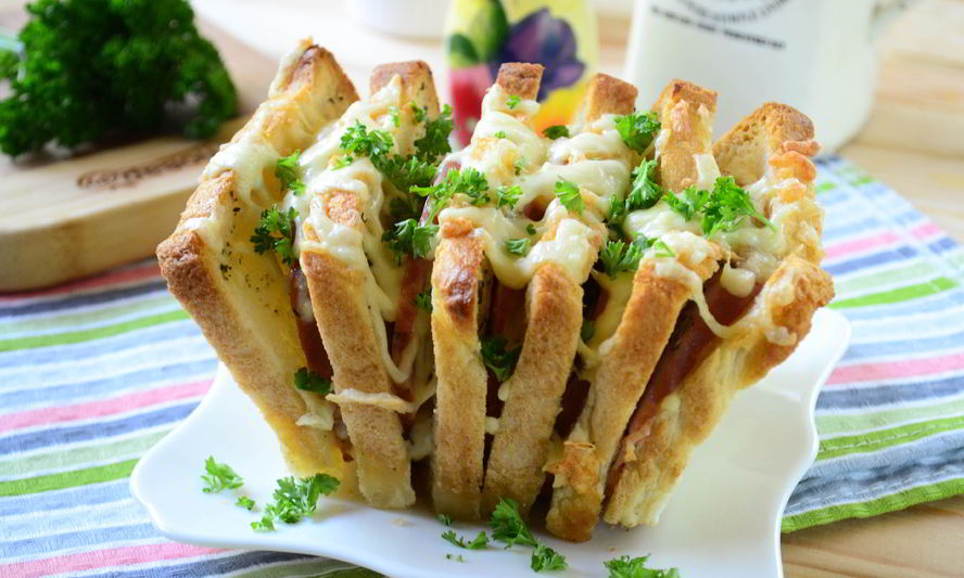 Рецепт гармошки из бутербродов