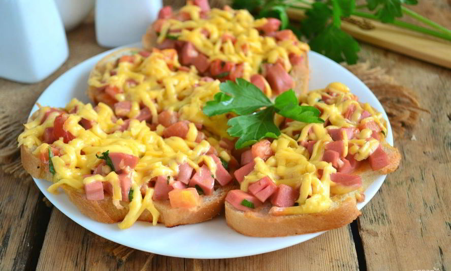 Рецепт горячих бутербродов