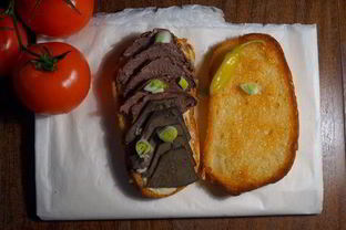 Горячий бутерброд с ливером