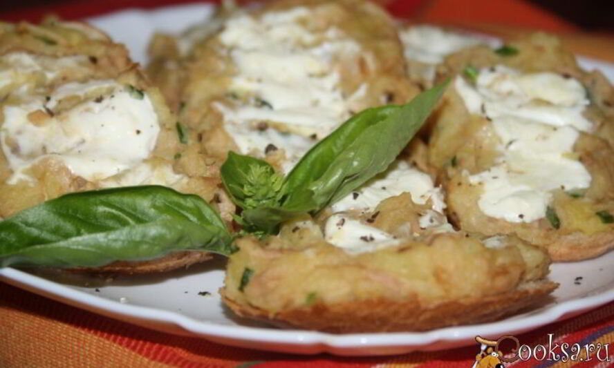 Рецепт картофельных бутербродов с тунцом к завтраку