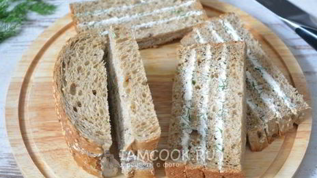 полосатые бутерброды