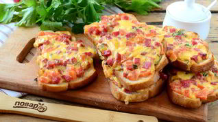 Сочные горячие бутерброды