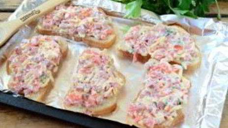 сочные горячие бутерброды