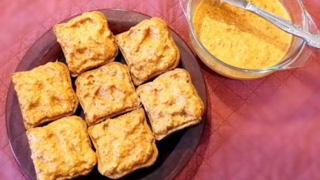 сухарики бутербродные с грибной икрой