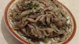 Чахракули — закуска из вешенок