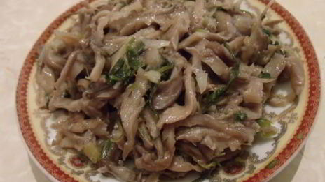 чахракули — закуска из вешенок