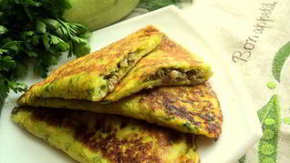 Чебуреки из кабачка