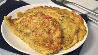 Чебуреки из кабачков с куриной грудкой