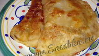 Чебуреки на дрожжах