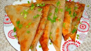 Ленивые чебуреки из лаваша