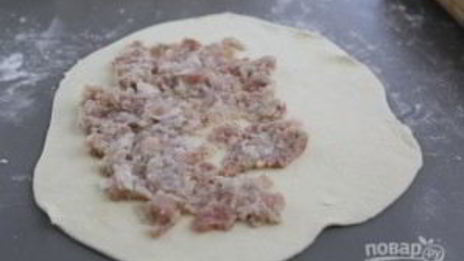 тесто для чебуреков с мясом