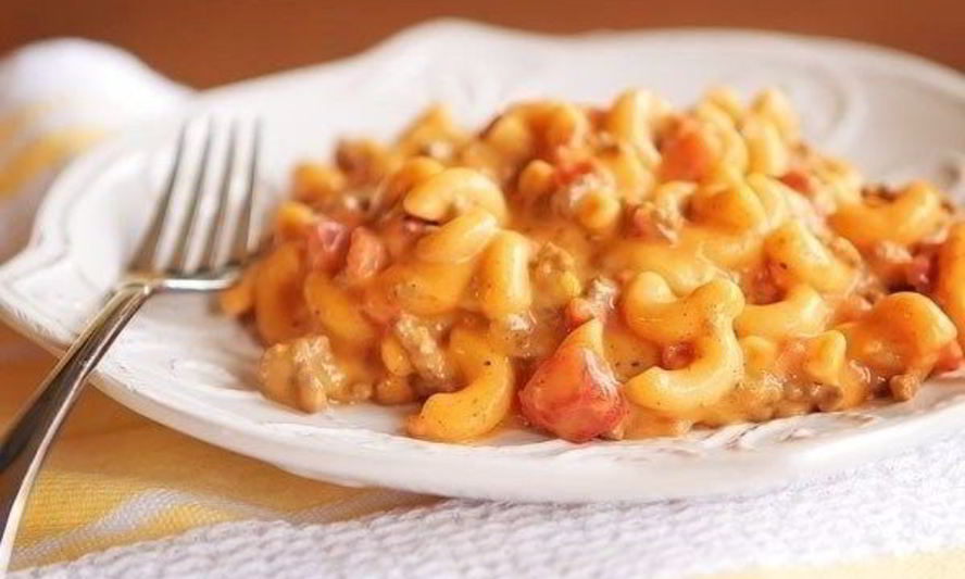 Рецепт макарон чизбургер