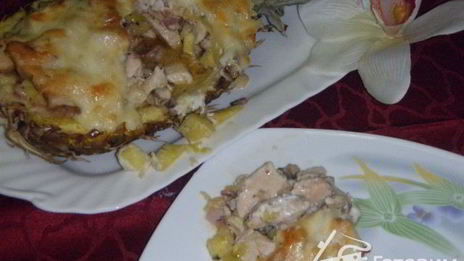 фаршированный ананас стрелы амура