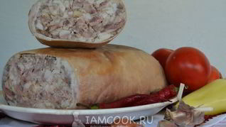 Фаршированный свиной желудок
