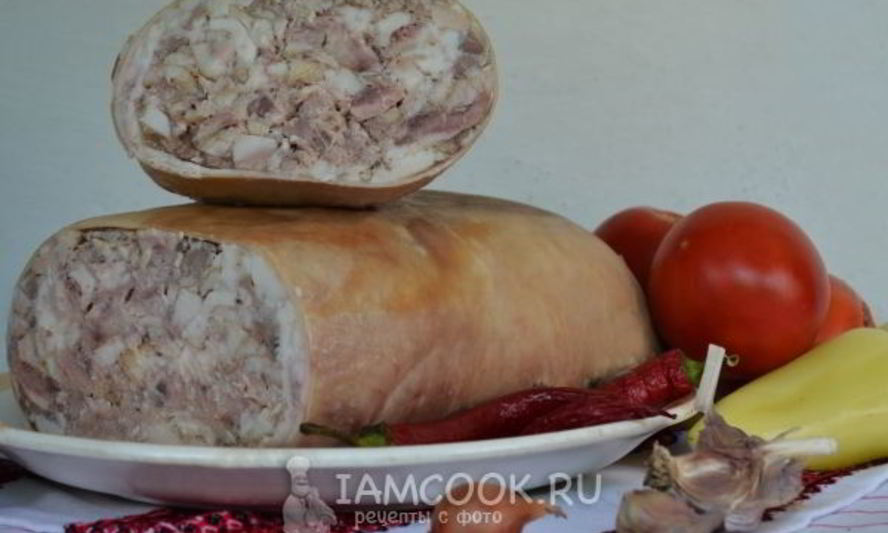 Рецепт фаршированного свиного желудка