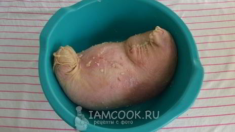 фаршированный свиной желудок