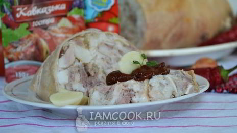 фаршированный свиной желудок