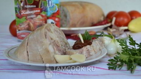 фаршированный свиной желудок
