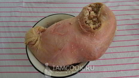 фаршированный свиной желудок