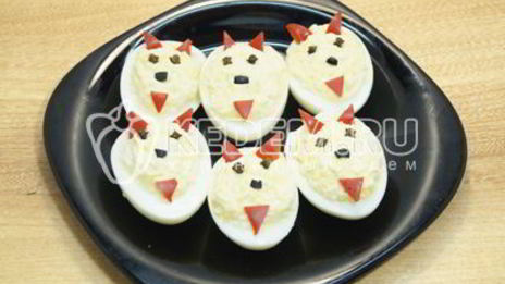 фаршированные яйца дьяволята