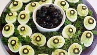 Фаршированные яйца Глаза Ящерицы