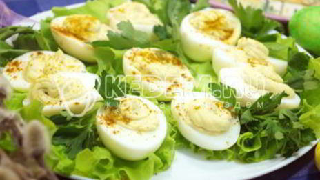 фаршированные яйца карри