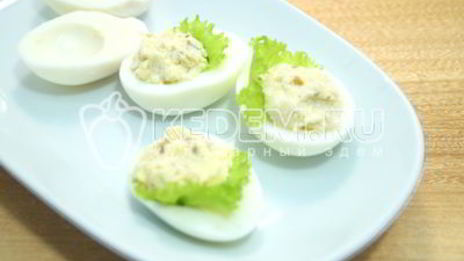 фаршированные яйца на праздничный стол