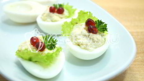 фаршированные яйца на праздничный стол