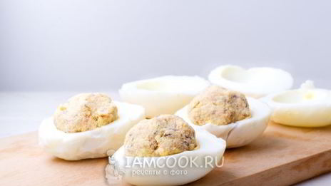 фаршированные яйца по дюкану