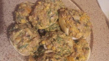 фаршированные яйца с килькой